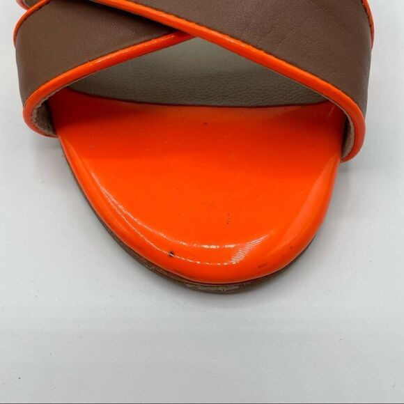 Boden Ankle Buckle Flat Neon Sandals - Picture 5 of 7